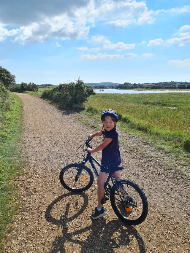 Cycling with children on the Isle of Wight